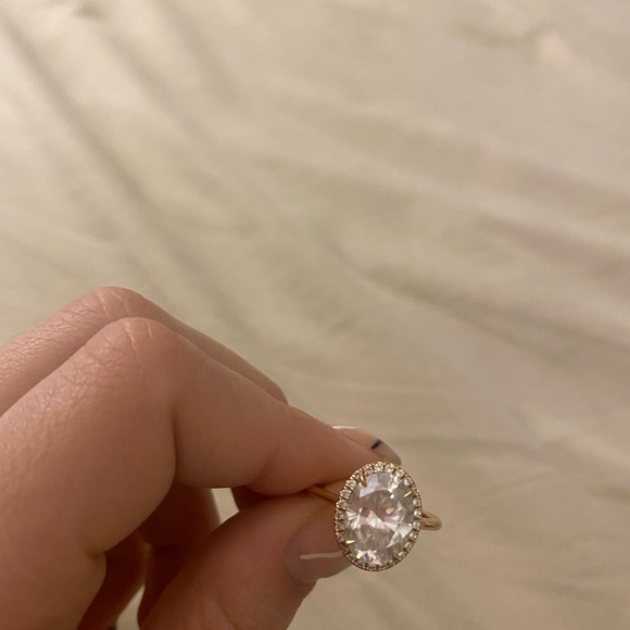 Moissanite Engagement Ring - Picture 7 of 7